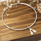 Maggie Read Jewellery Bracelets Sterling silver Sycamore Silver Bangle - Hammered