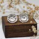 Maggie Read Jewellery Earrings Sterling silver Rockpool Double Circle Earrings