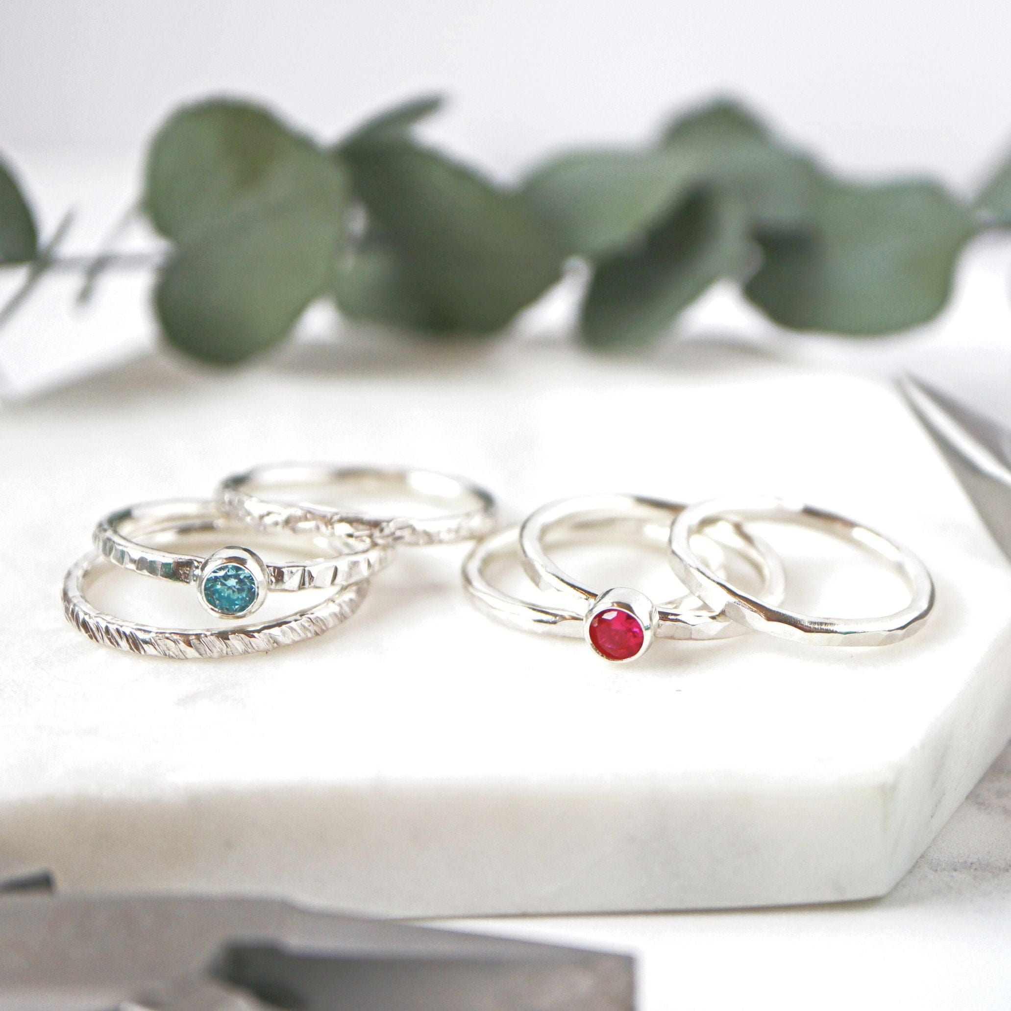 Maggie Read Jewellery Jewellery Class Gemstone Stacking Rings Workshop