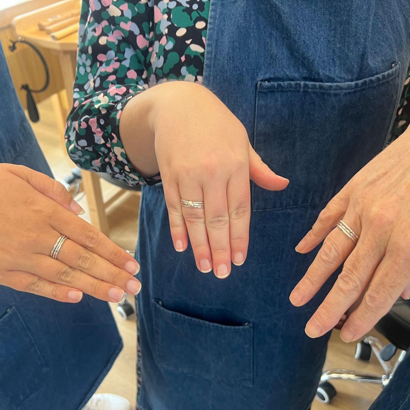 Maggie Read Jewellery Jewellery Class Private Silver Stacking Rings Workshop - NAME