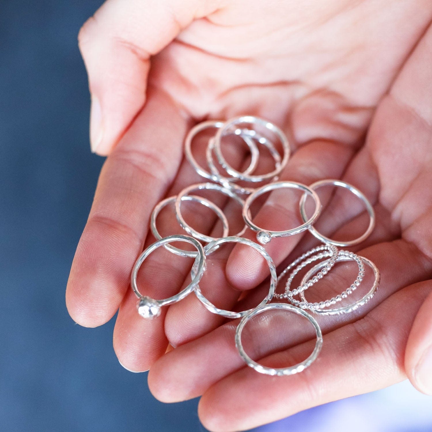 Maggie Read Jewellery Jewellery Class Private Silver Stacking Rings Workshop - NAME