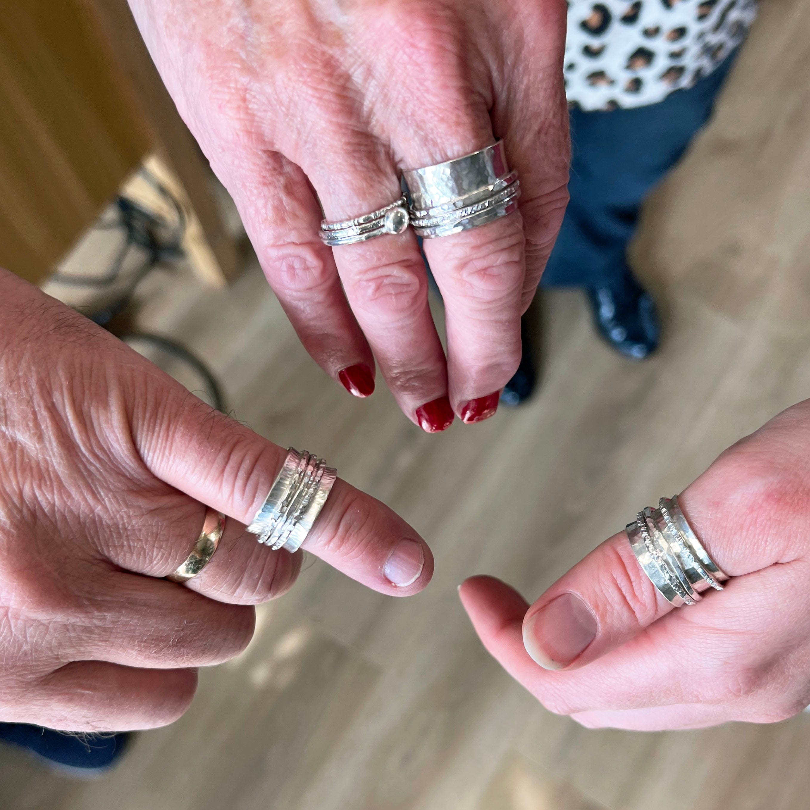 Maggie Read Jewellery Jewellery Class Silver Spinner Ring Workshop