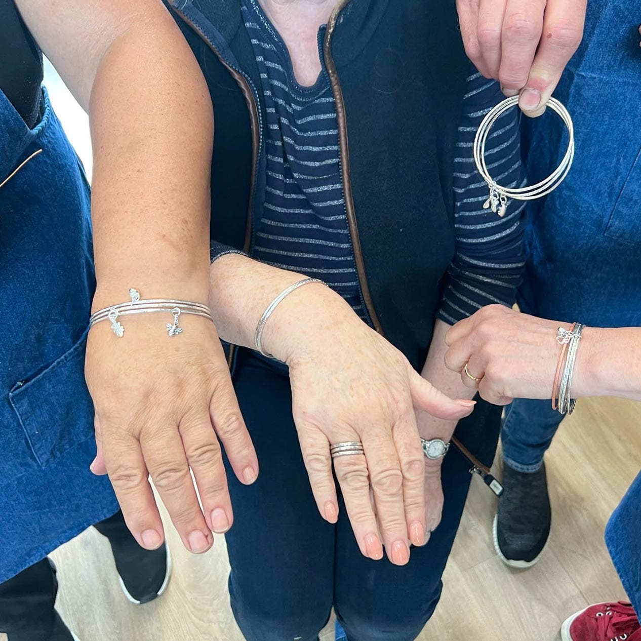 Maggie Read Jewellery Jewellery Class Silver Stacking Bangles Workshop