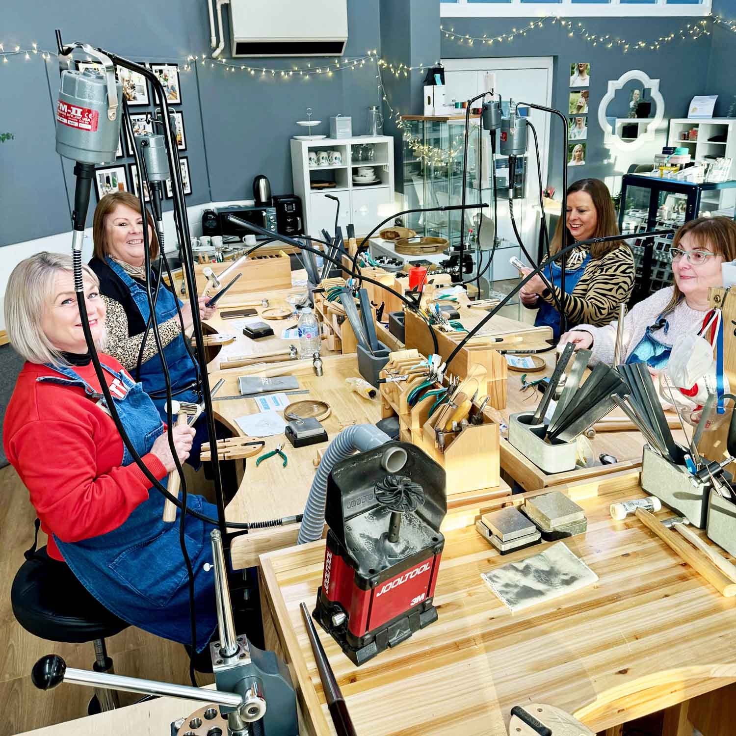 Maggie Read Jewellery Jewellery Class Textured Gemstone Ring Workshop