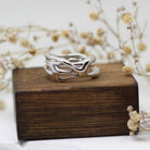 Maggie Read Jewellery Rings Sterling silver Molten Metal Silver Ring 16 (size N 1/2)