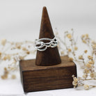 Maggie Read Jewellery Rings Sterling silver Molten Metal Silver Ring 17 (size N)