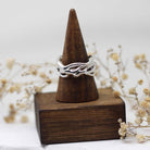 Maggie Read Jewellery Rings Sterling silver Molten Metal Silver Ring 17 (size N)