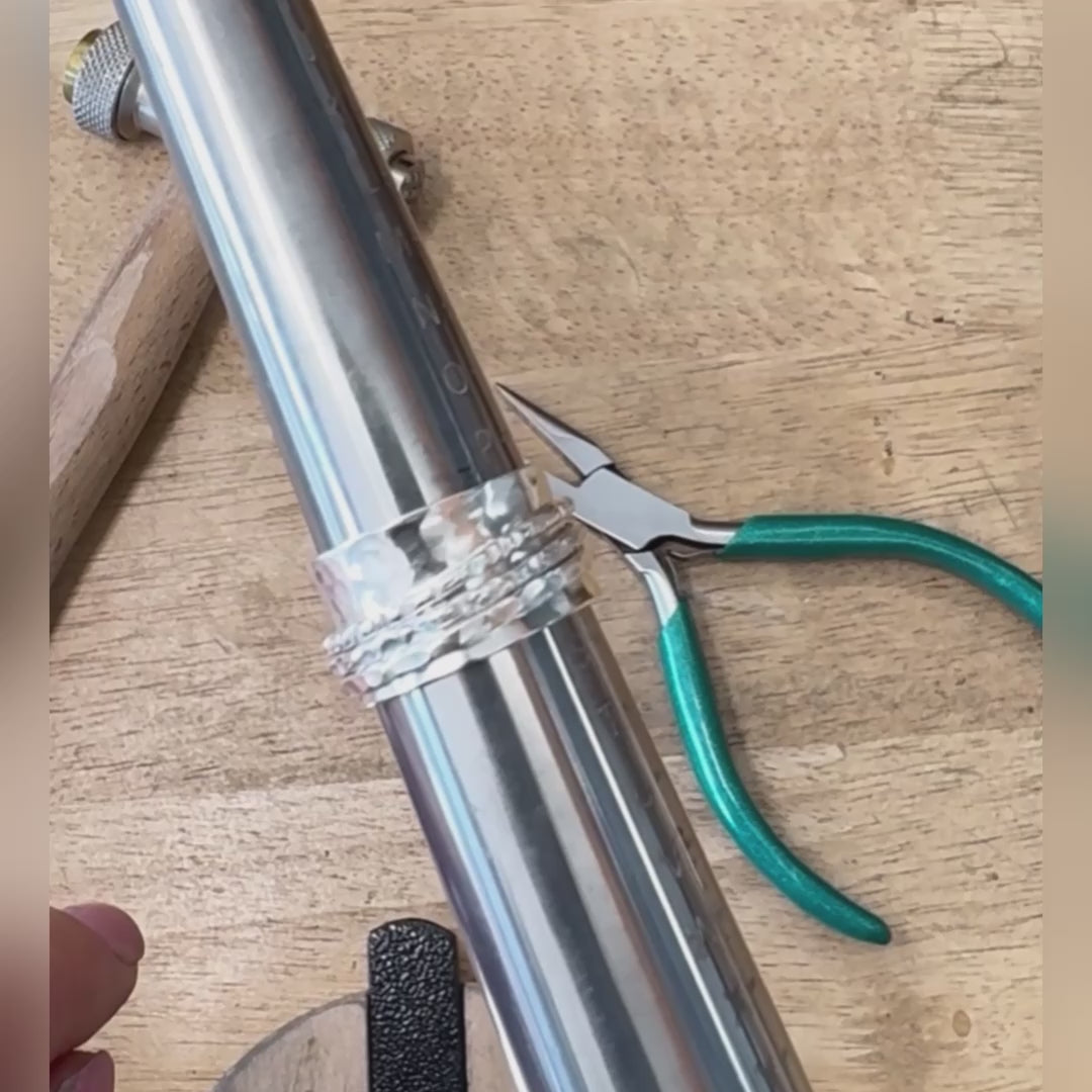 Maggie Read Jewellery Silver Spinner Ring Class Promo