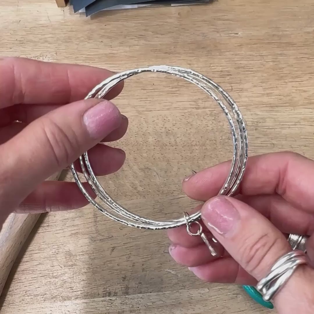 Maggie Read Jewellery Silver Stacking Bangles Class Promo