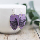 Maggie Read Jewellery Earrings Purple Butterfly Enamel Earrings