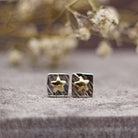 Maggie Read Jewellery Earrings Sterling silver & brass Silver Star Stud Earrings