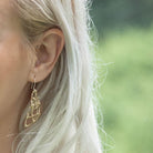 Maggie Read Jewellery Earrings Sterling silver Molten Metal Silver Abstract Earrings