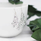 Maggie Read Jewellery Earrings Sterling silver Molten Metal Silver Abstract Earrings