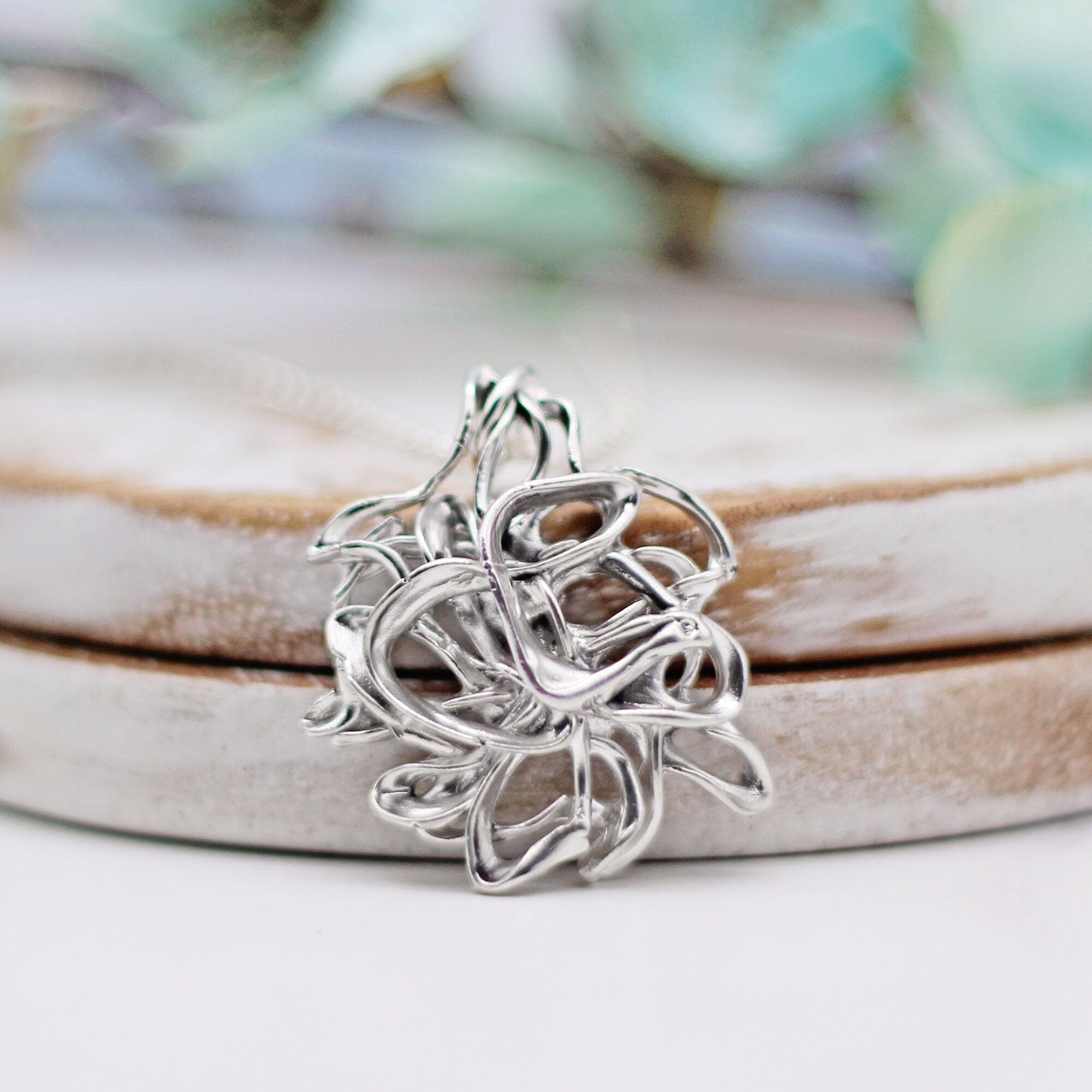 Maggie Read Jewellery Necklaces Molten Metal Silver Necklace