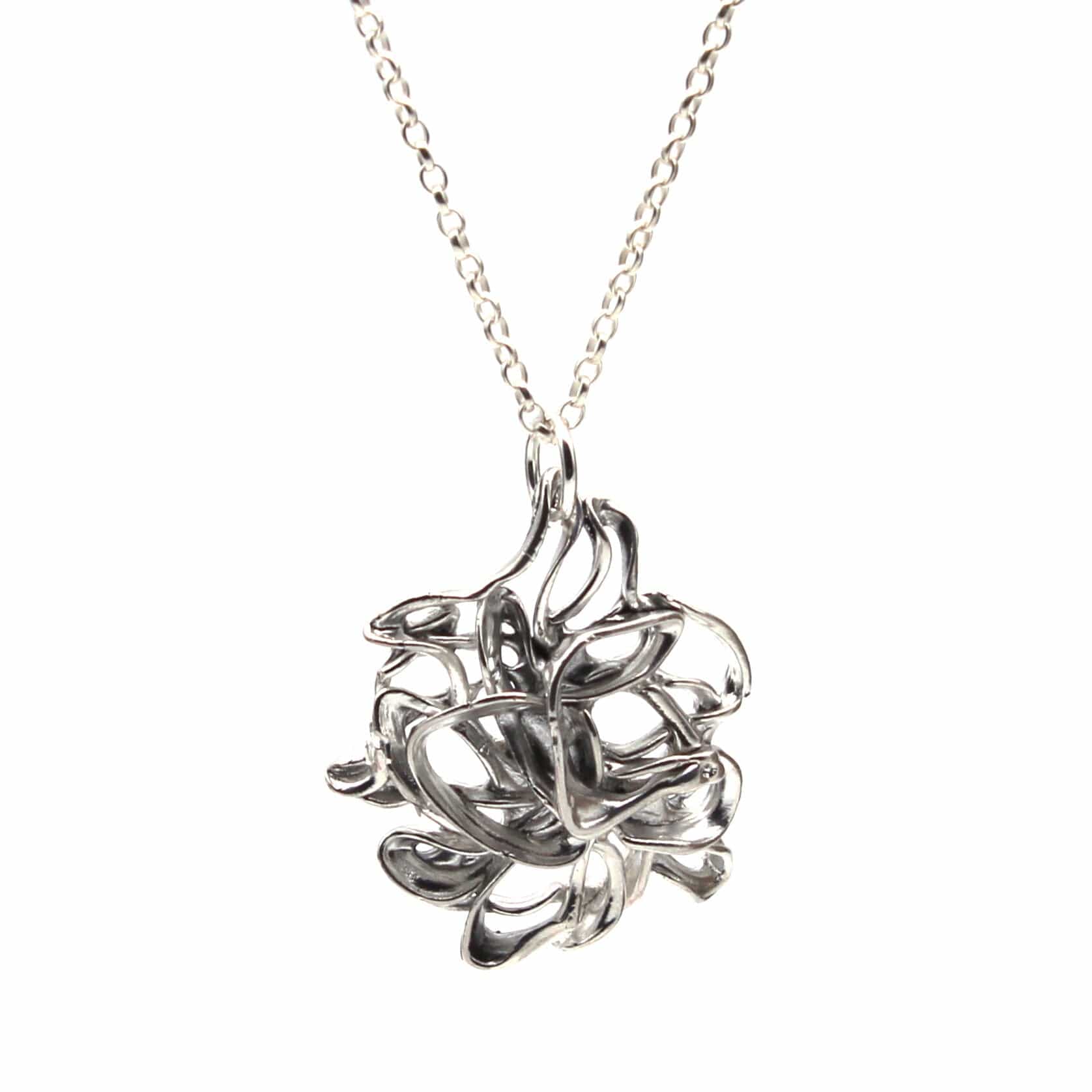 Maggie Read Jewellery Necklaces Molten Metal Silver Necklace