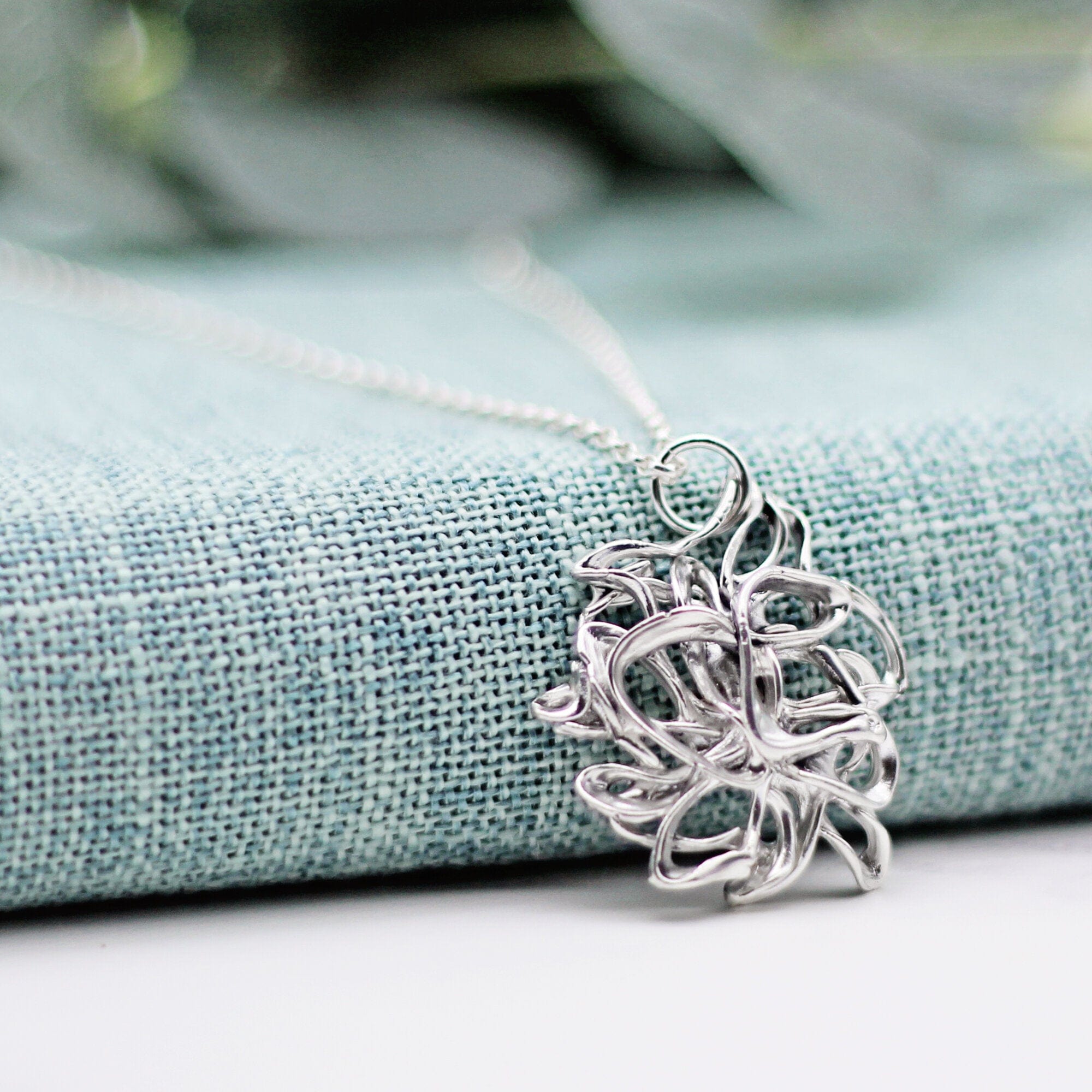 Maggie Read Jewellery Necklaces Molten Metal Silver Necklace