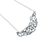 Maggie Read Jewellery Necklaces Sterling silver Molten Metal Abstract Silver Necklace