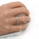 Maggie Read Jewellery Rings Sterling silver London Blue Topaz Silver & Gold Ring