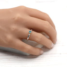 Maggie Read Jewellery Rings Sterling silver London Blue Topaz Silver & Gold Ring