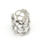 Maggie Read Jewellery Rings Sterling silver Molten Metal Adjustable Silver Ring