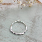 Maggie Read Jewellery Rings Sterling silver Molten Metal Silver Ring 3 (size M1/2)