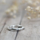 Maggie Read Jewellery Rings Sterling silver Molten Metal Silver Ring 3 (size M1/2)