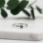 Maggie Read Jewellery Rings Sterling silver Swiss Blue Topaz Silver Ring