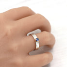 Maggie Read Jewellery Rings Sterling silver Tanzanite Silver & Gold Ring