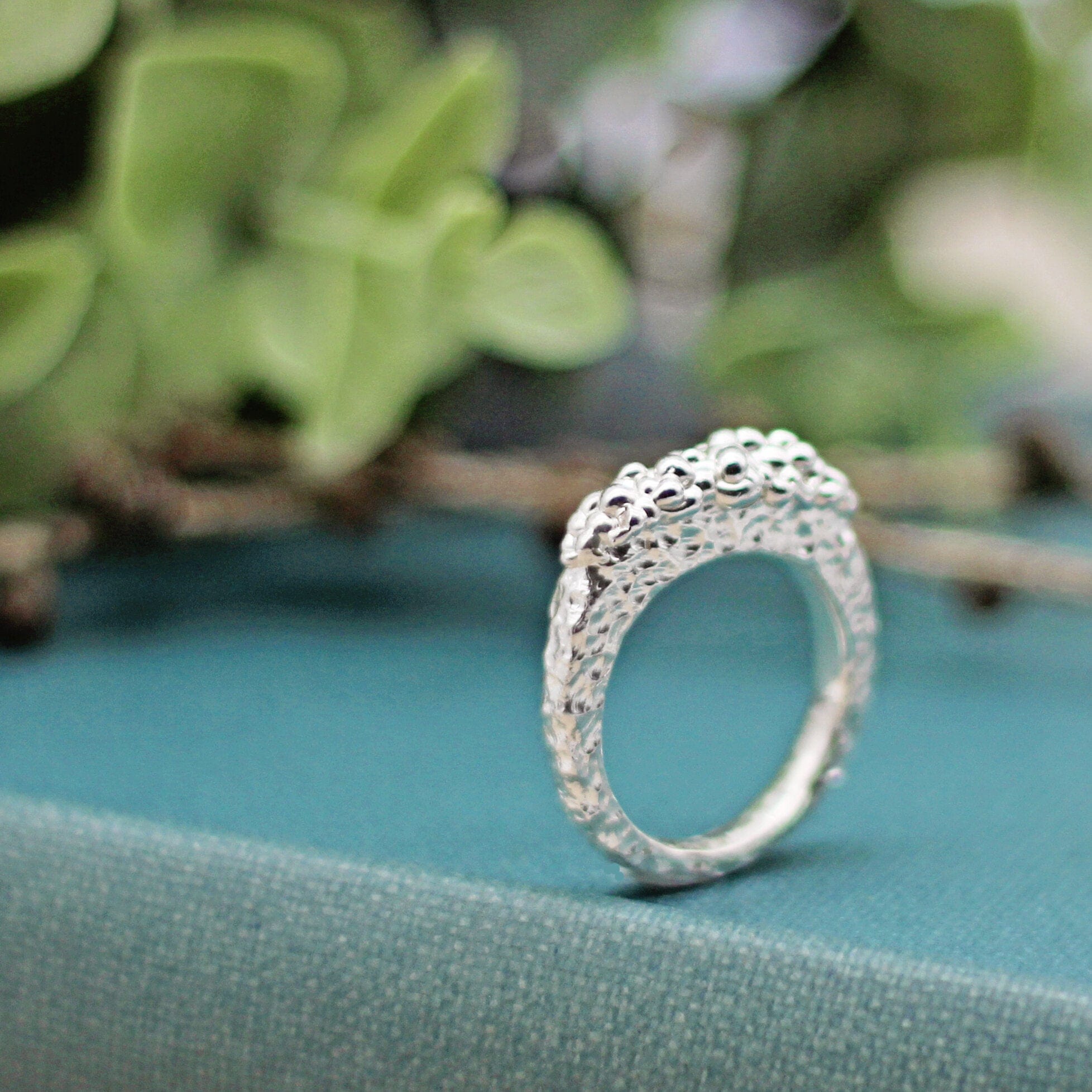 Maggie Read Jewellery Rings Woodland Silver Ring