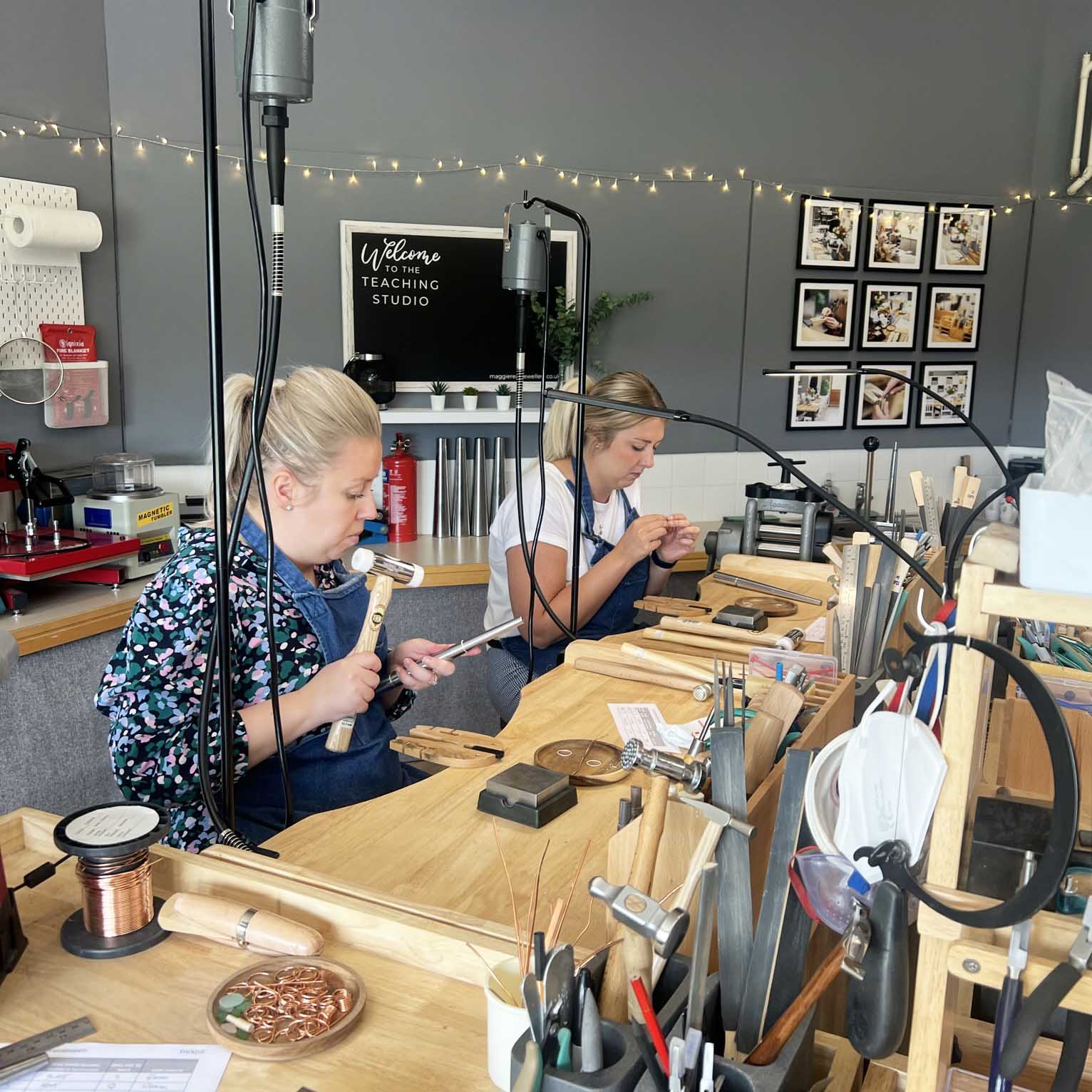 Maggie Read Jewellery Jewellery Class Silver Spinner Ring Workshop