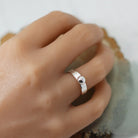 Maggie Read Jewellery Rings Silver Molten Nugget Ring