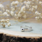 Maggie Read Jewellery Rings Silver Molten Nugget Ring