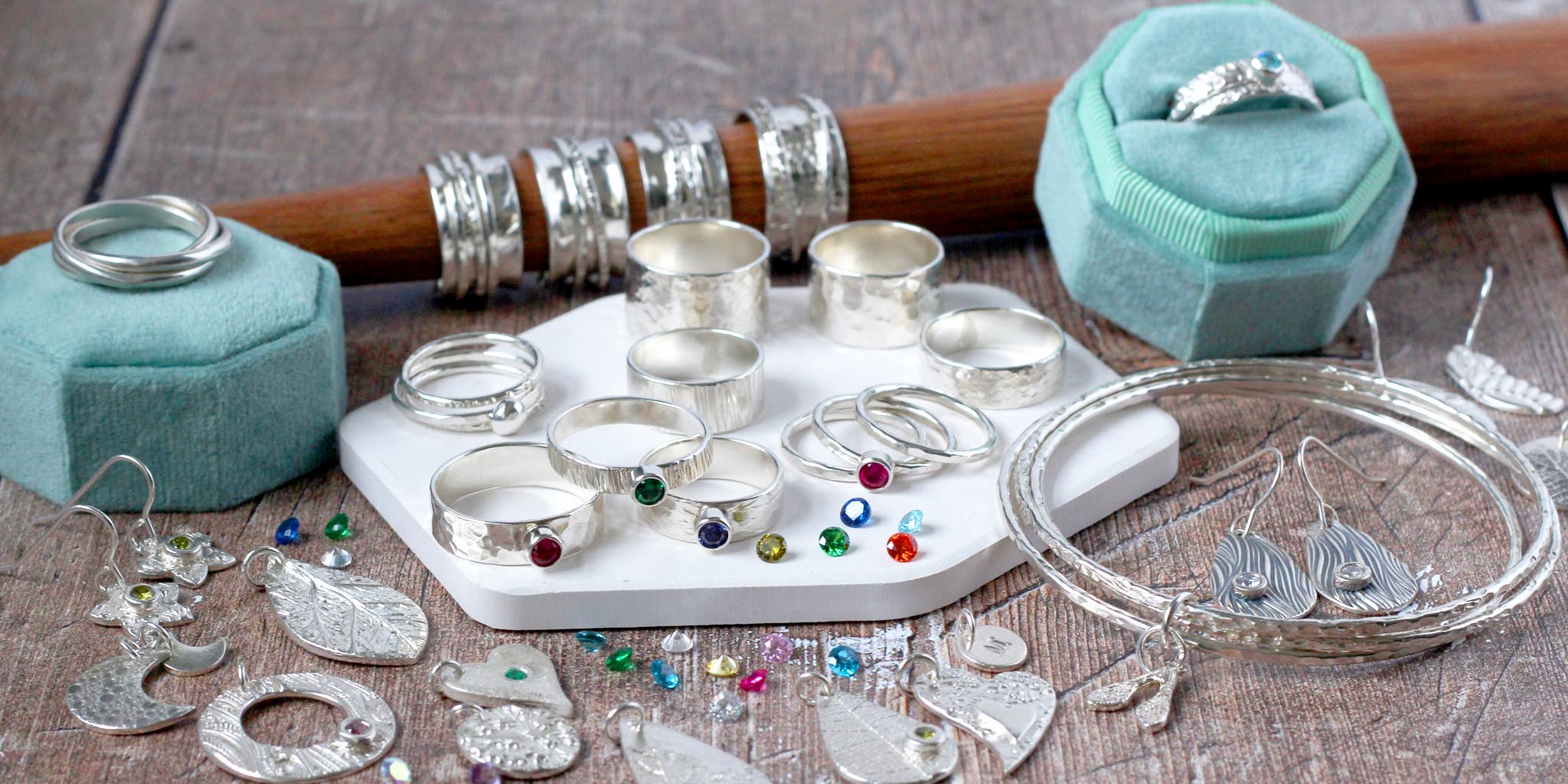 Maggie Read Jewellery - silver jewellery and silver clay jewellery classes in north Northumberland