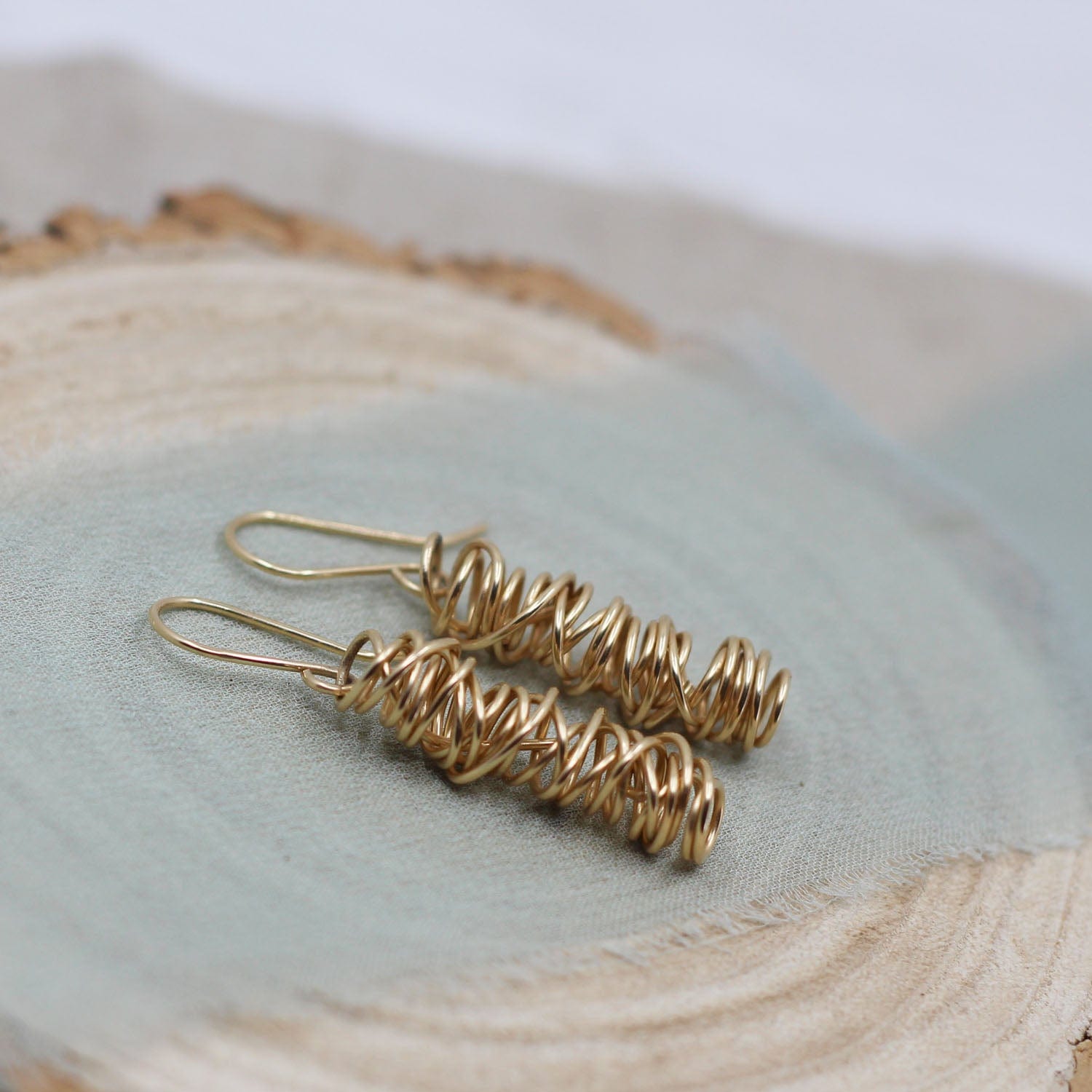 Maggie Read Jewellery Earrings Gold filled Gold Tangle Earrings