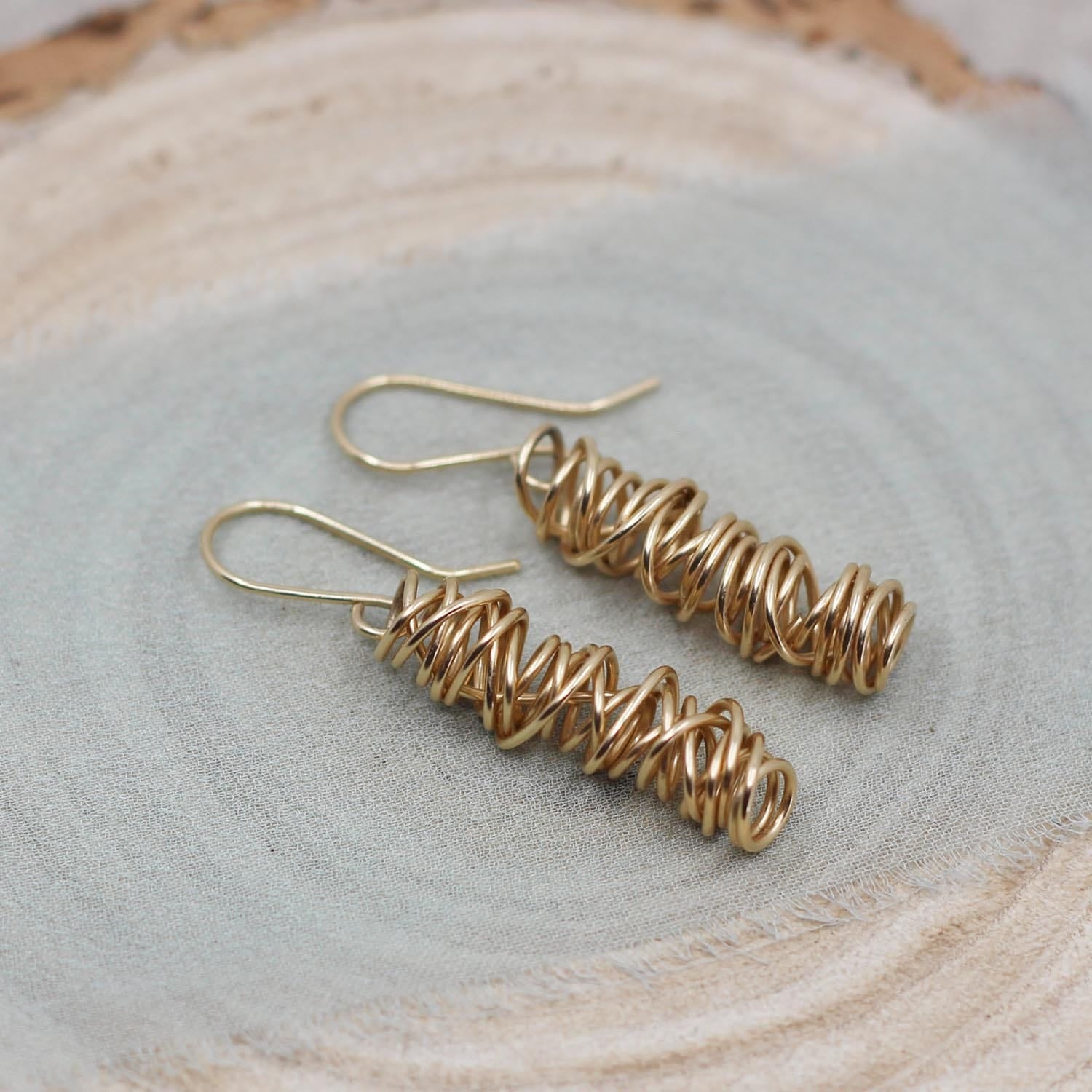 Maggie Read Jewellery Earrings Gold filled Gold Tangle Earrings