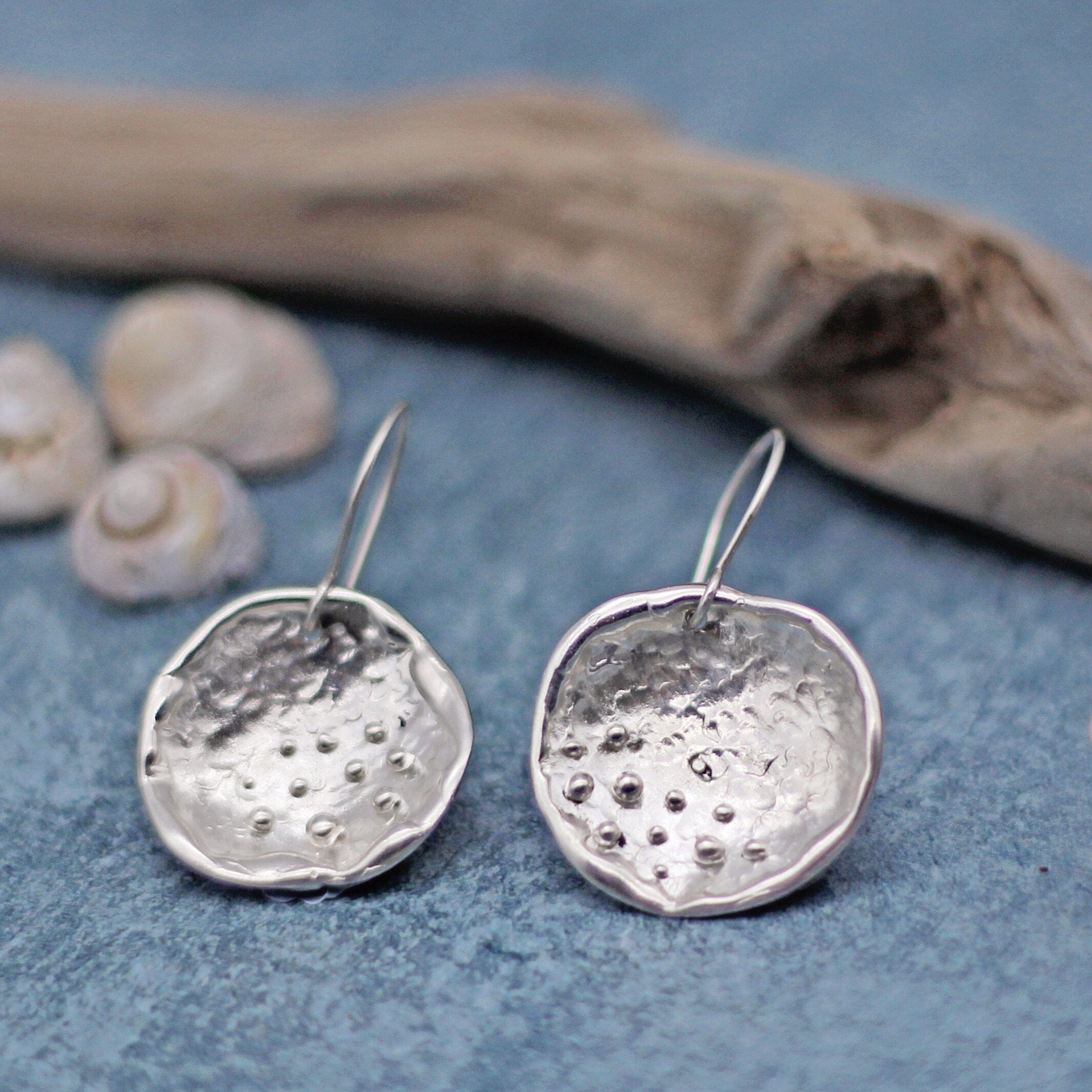 Maggie Read Jewellery Earrings Sterling silver Low Tide Silver Earrings