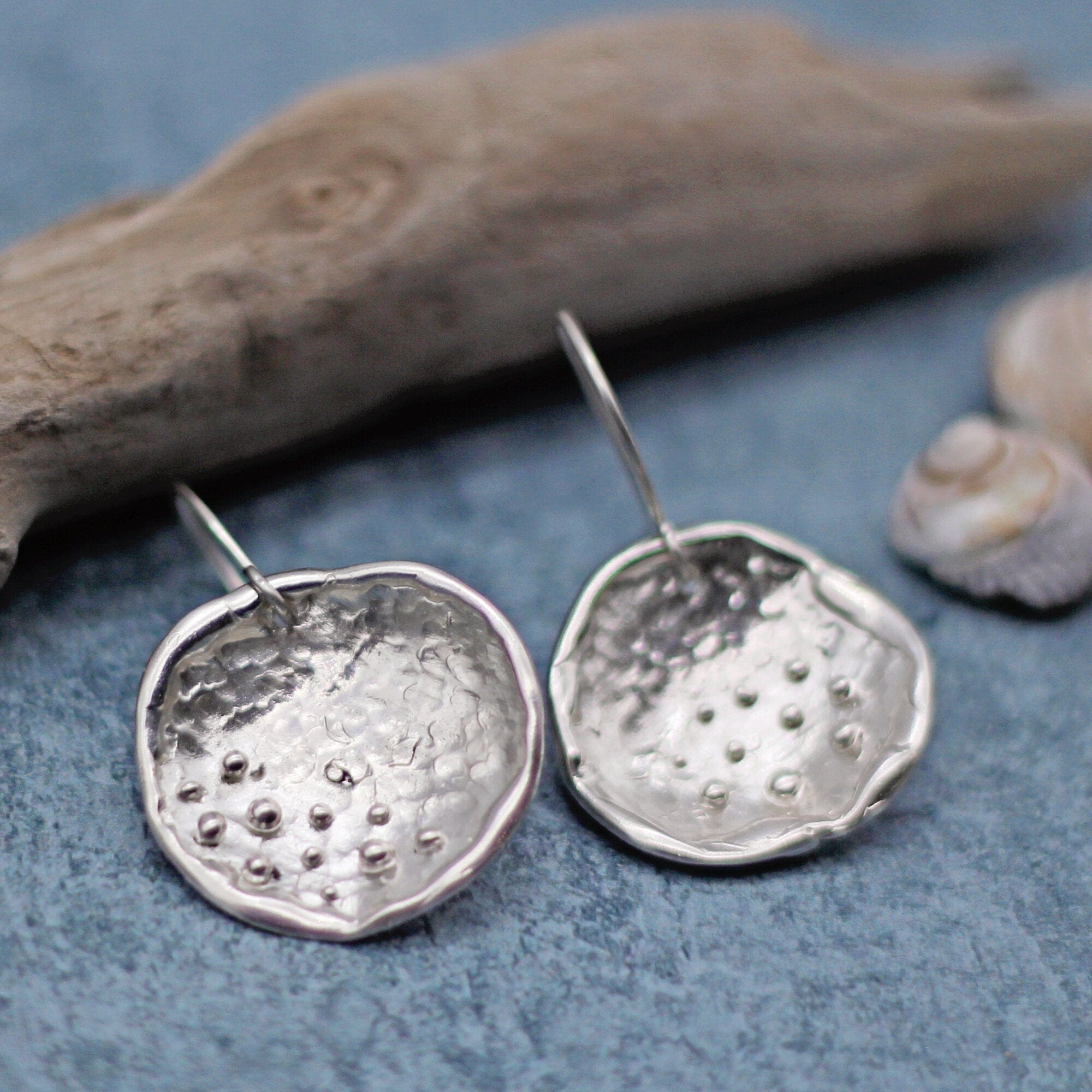 Maggie Read Jewellery Earrings Sterling silver Low Tide Silver Earrings