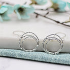 Maggie Read Jewellery Earrings Sterling silver Orbital Silver Earrings