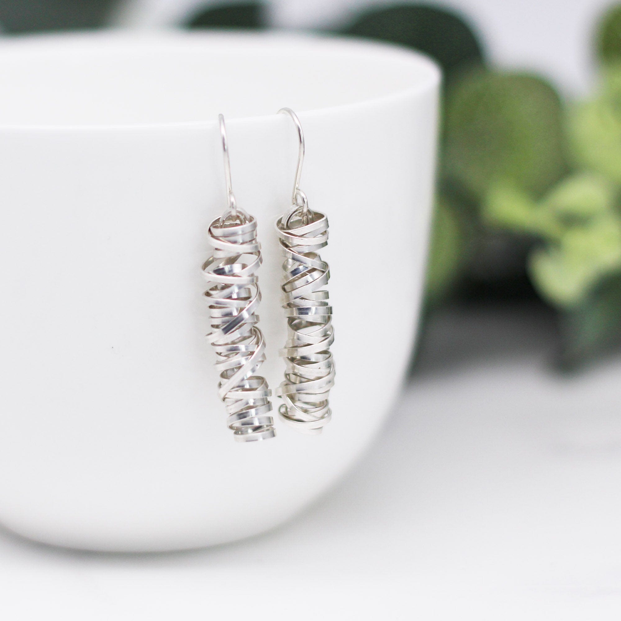 Maggie Read Jewellery Earrings Sterling silver Silver Tangle Earrings