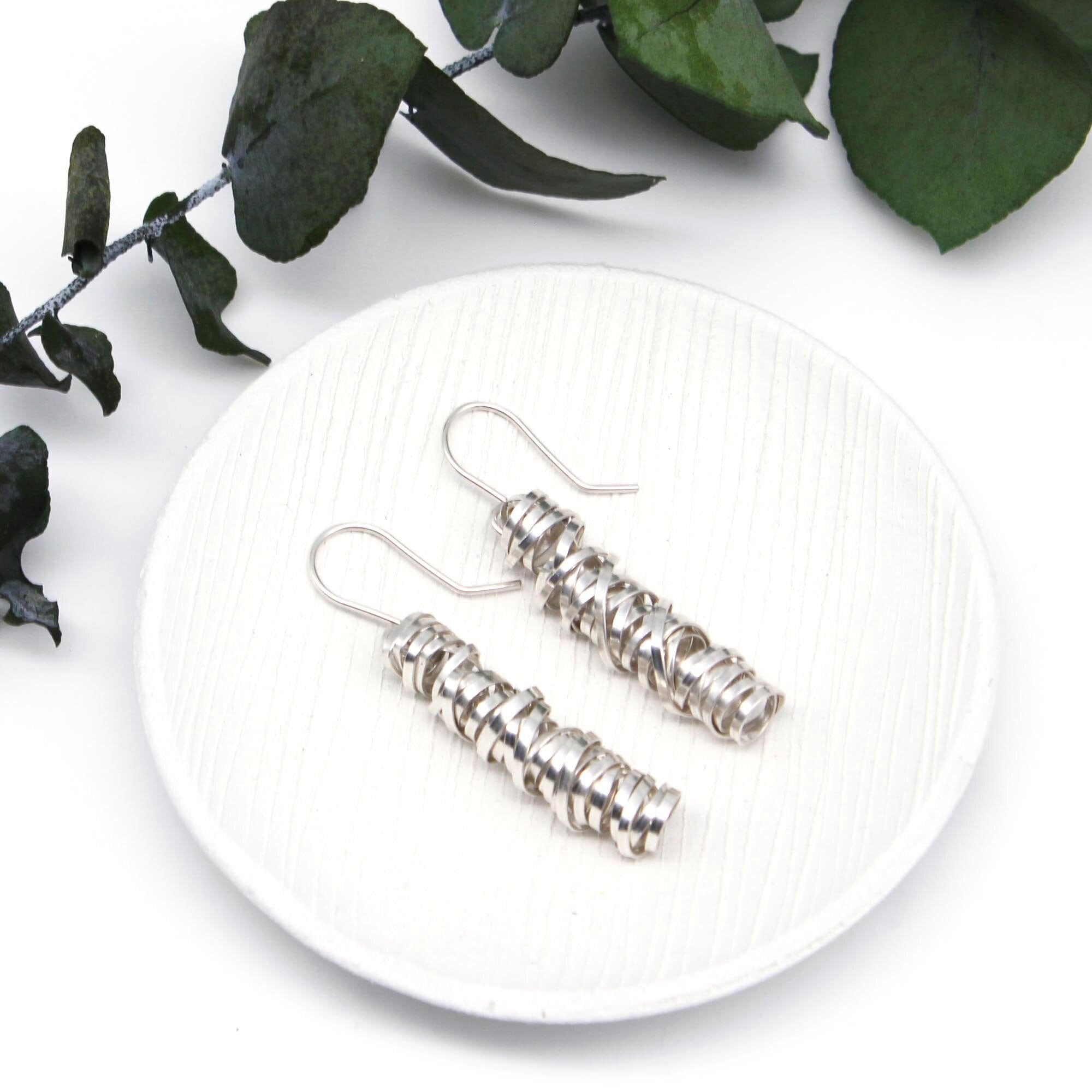 Maggie Read Jewellery Earrings Sterling silver Silver Tangle Earrings