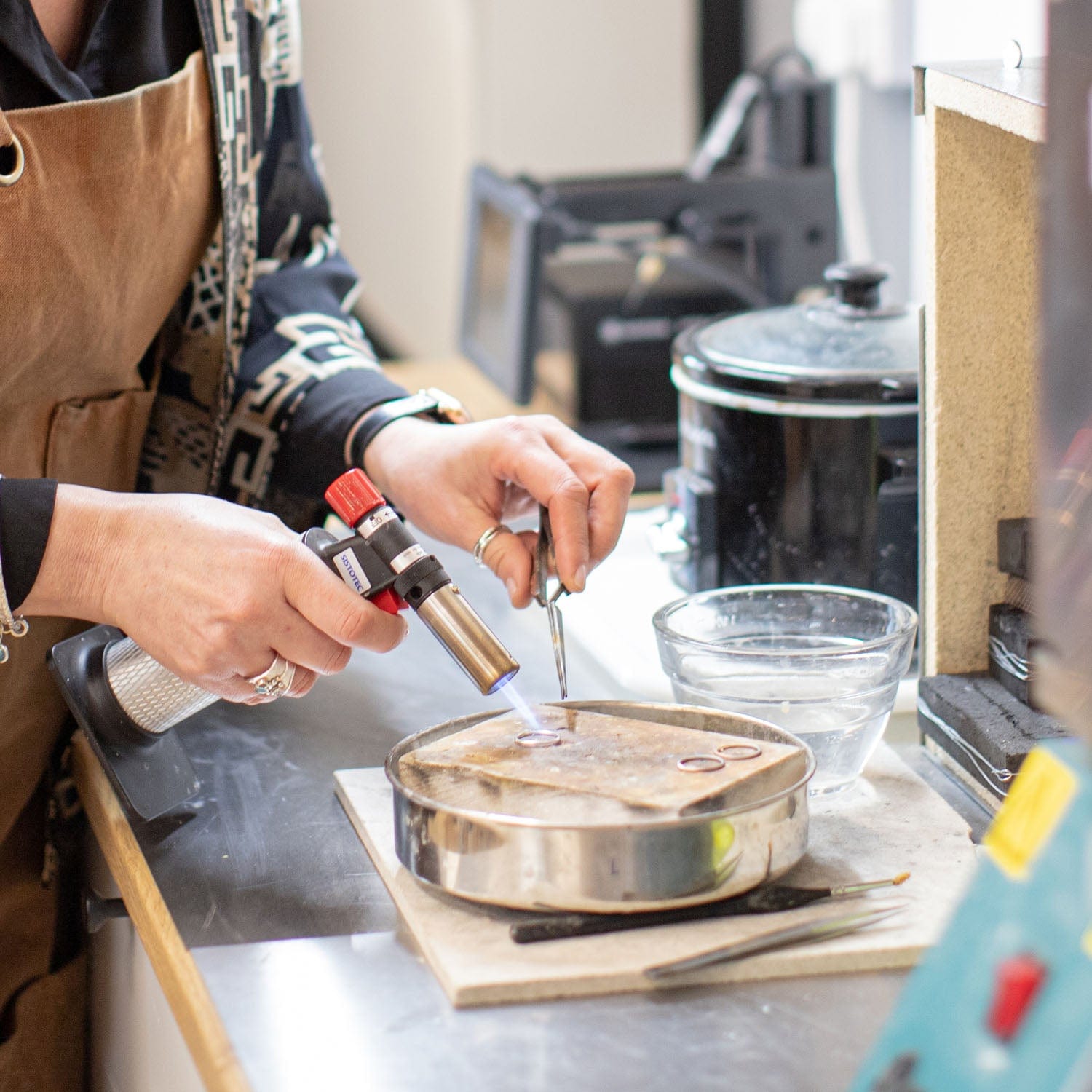 Maggie Read Jewellery Jewellery Class Silver Stacking Bangles Workshop