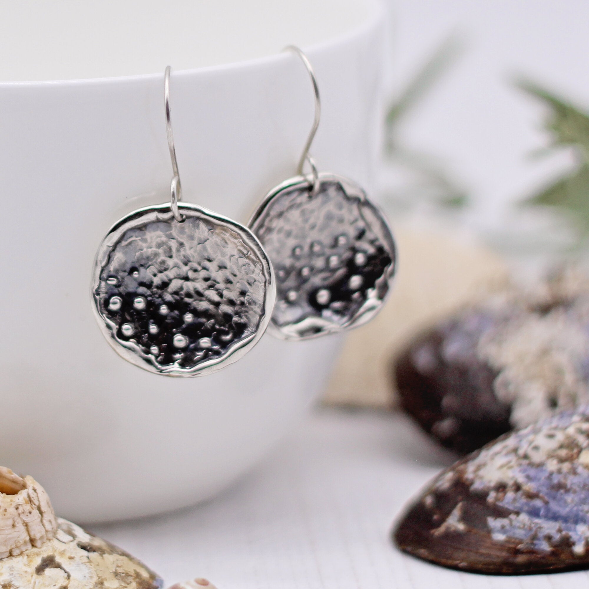 Oxidised hot sale silver earrings