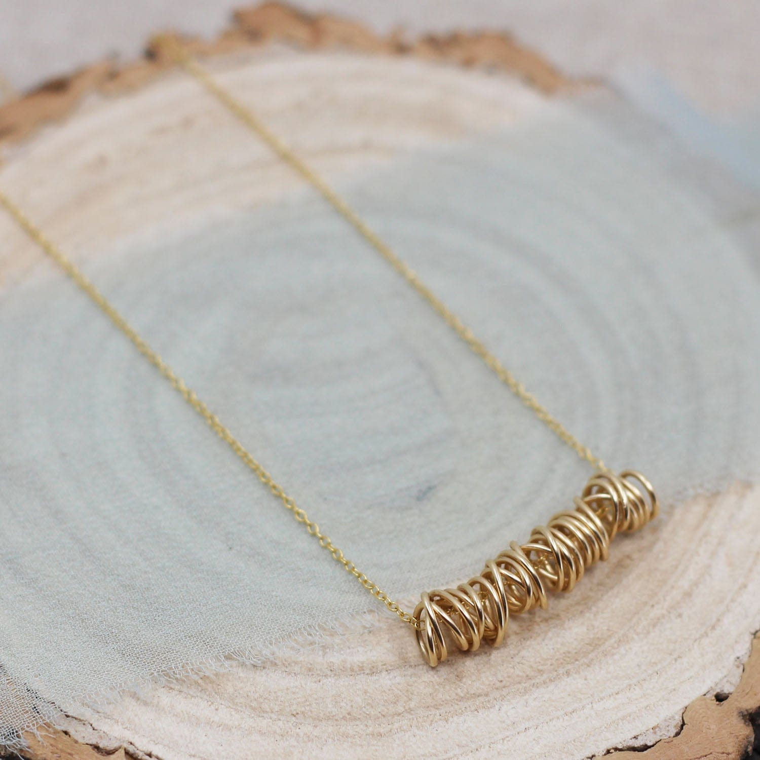 Maggie Read Jewellery Necklaces Gold Tangle Necklace