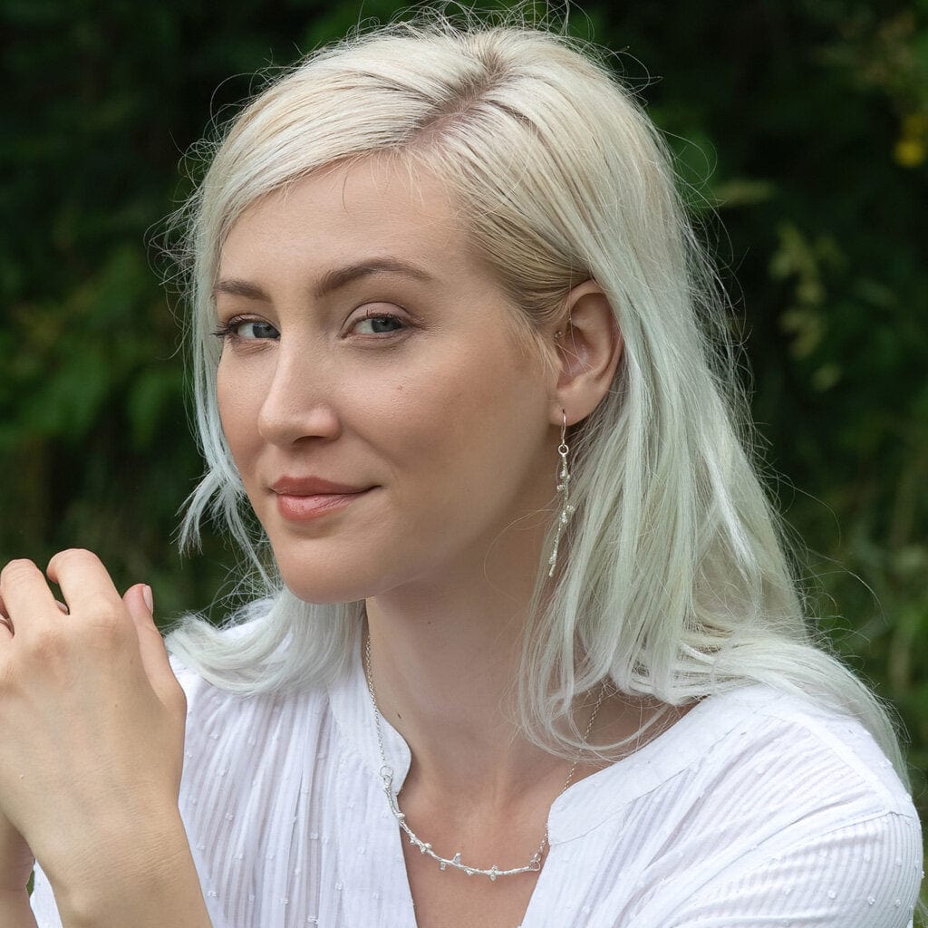Maggie Read Jewellery Necklaces Sterling silver Larch Twig Silver Necklace
