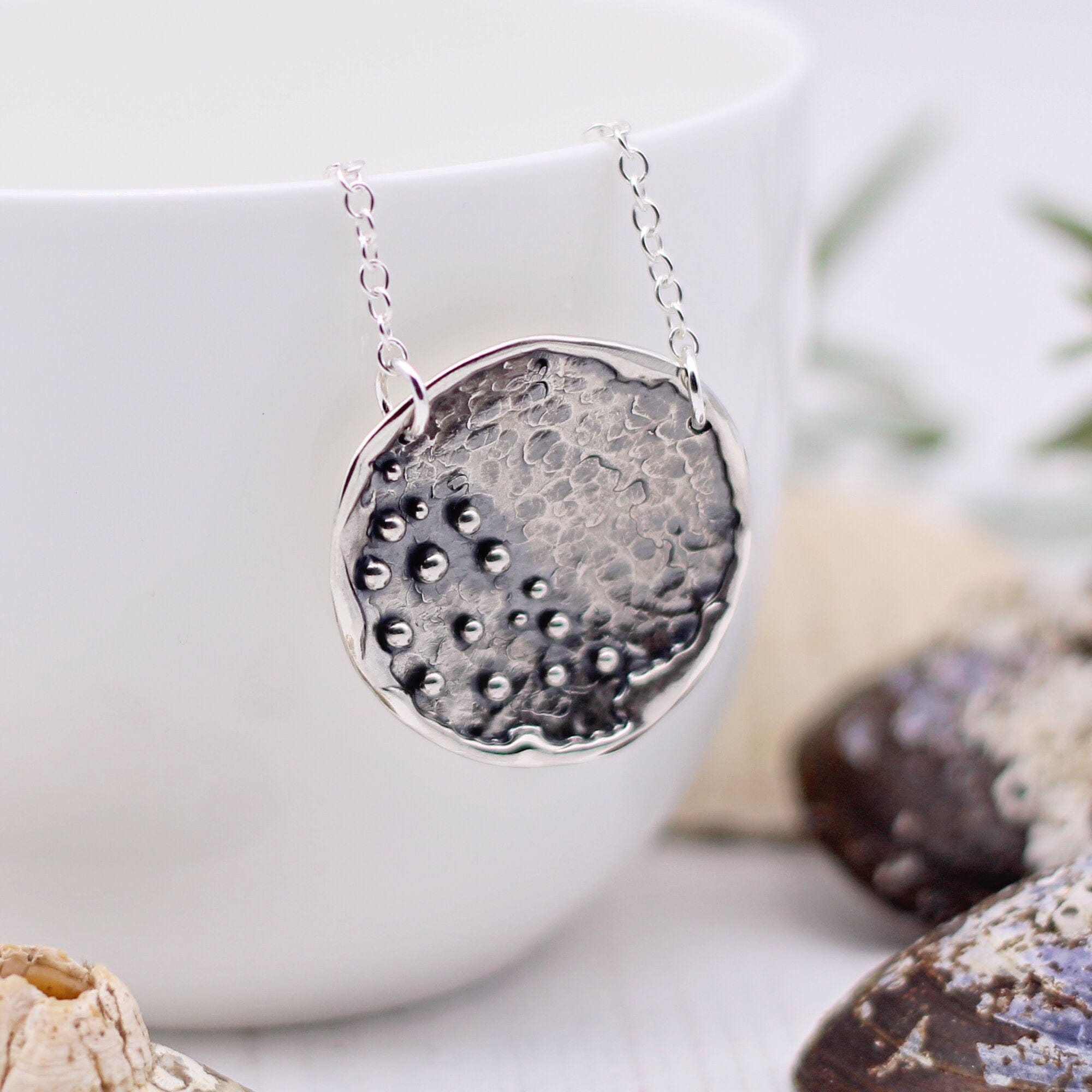 Maggie Read Jewellery Necklaces Sterling silver Low Tide Oxidised Silver Necklace