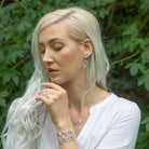 Maggie Read Jewellery Necklaces Sterling silver Molten Metal Loopy Silver Necklace