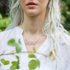 Maggie Read Jewellery Necklaces Sterling silver Molten Metal Loopy Silver Necklace