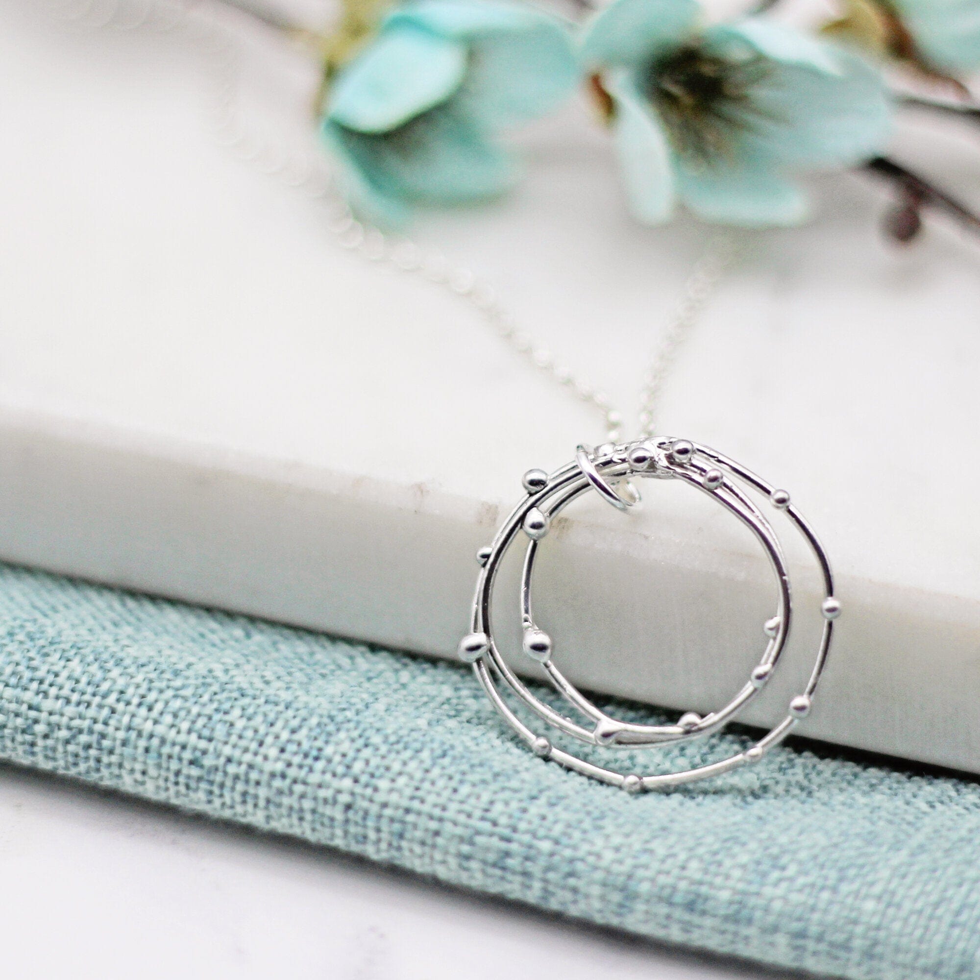 Maggie Read Jewellery Necklaces Sterling silver Orbital Silver Necklace