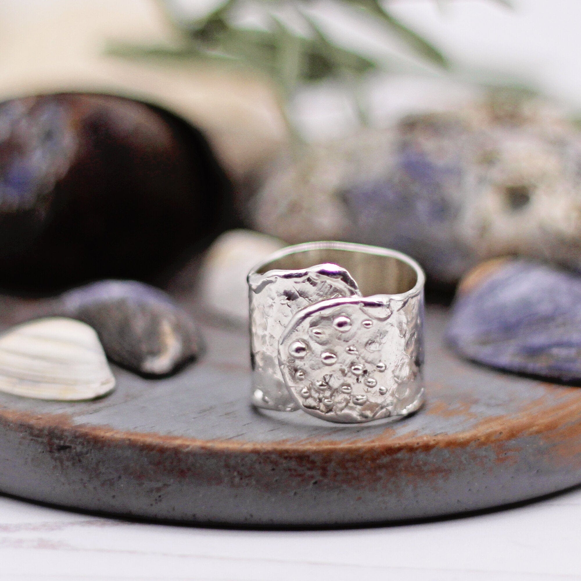 Maggie Read Jewellery Rings Low Tide Silver Ring