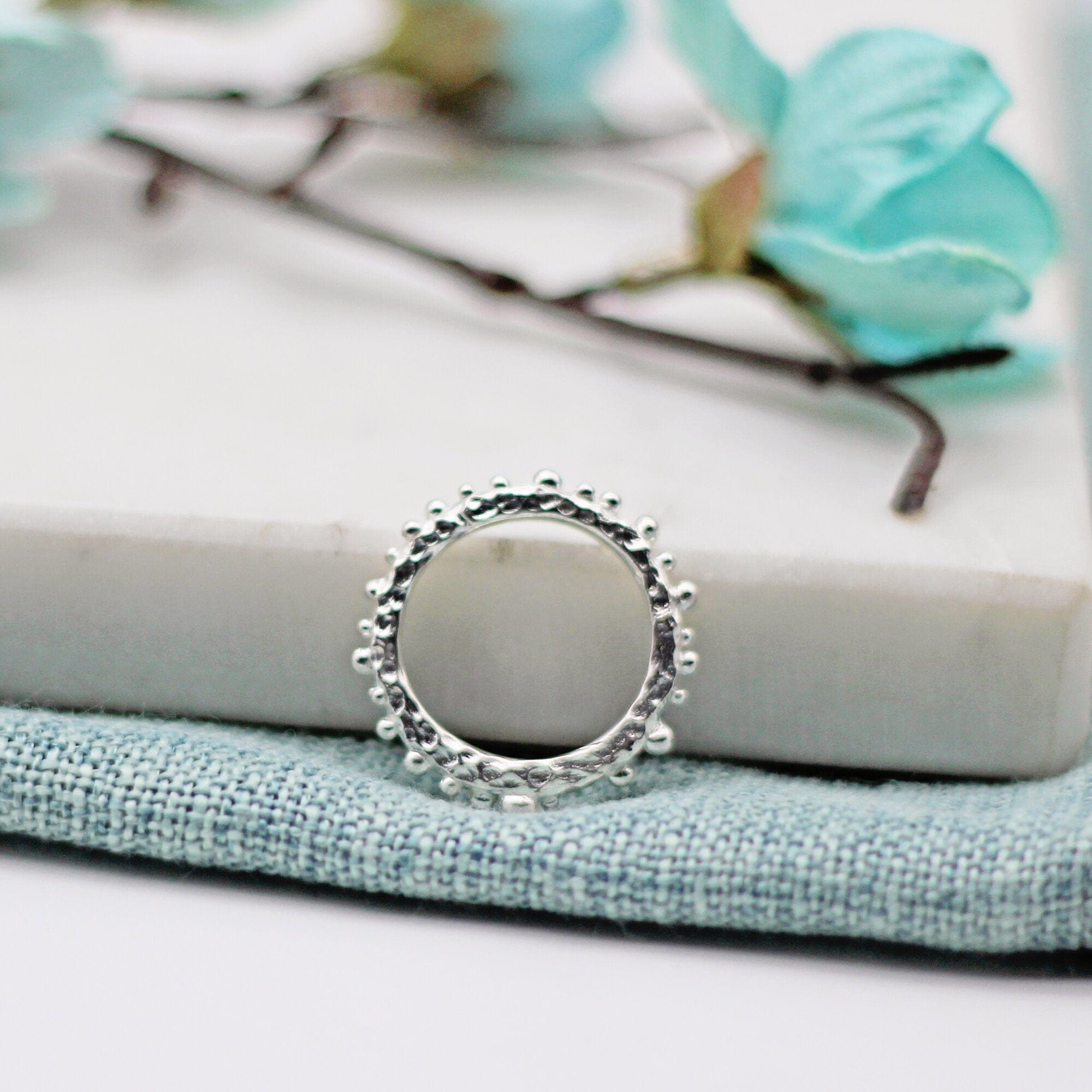 Maggie Read Jewellery Rings Orbital Silver Ring